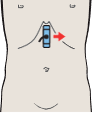 Probe position, Cardia, liver